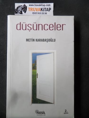 Düşünceler Metin Karabaşoğlu