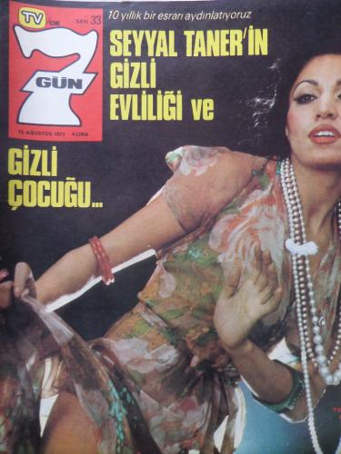 Tv'de 7 Gün 1977 / Sayı: 33 - Seyyal Taner