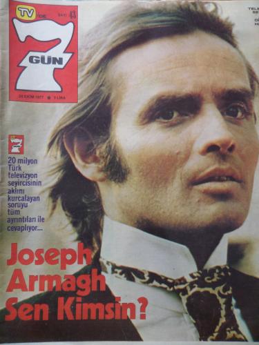 Tv'de 7 Gün 1977 / Sayı: 43 - Joseph Armagh
