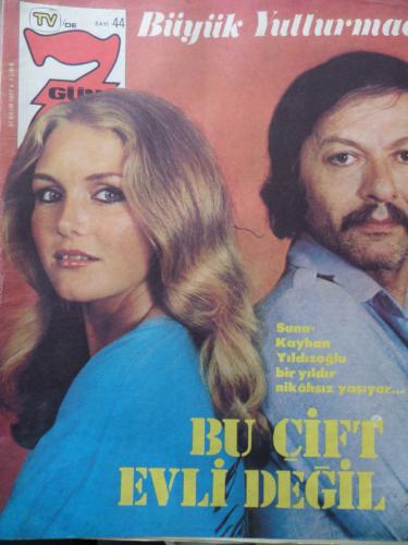 Tv'de 7 Gün 1977 / Sayı: 44 - Suna, Kayhan Yıldızoğlu