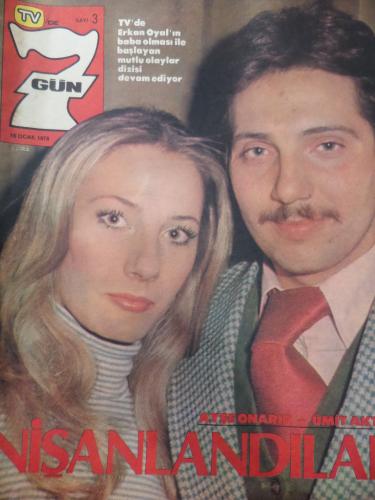 Tv'de 7 Gün 1978 / Sayı: 3 - Ayşe Onarır, Ümit Aktan