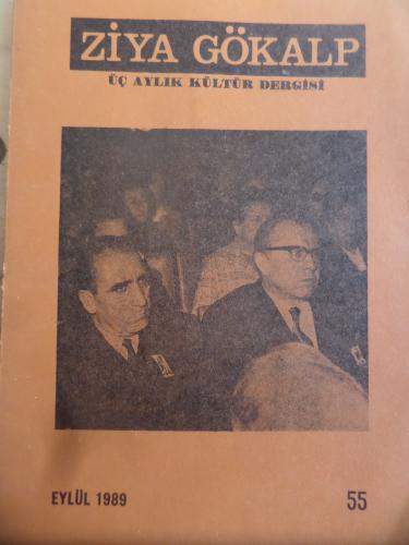 Ziya Gökalp Üç Aylık Kültür Dergisi 1989 / 55