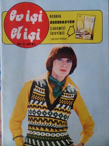 Ev İşi El İşi Haftalık Mecmua 1976 / 15