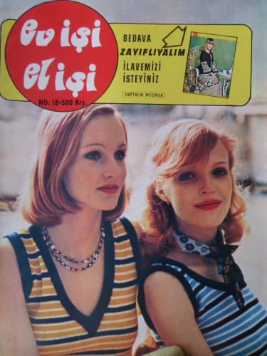 Ev İşi El İşi Haftalık Mecmua 1976 / 18