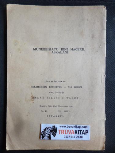 Münebbihatü İbni Haceril Askalani