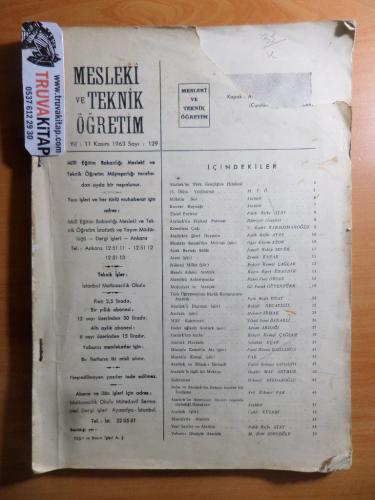 Mesleki ve Teknik Öğretim 1963 / 129