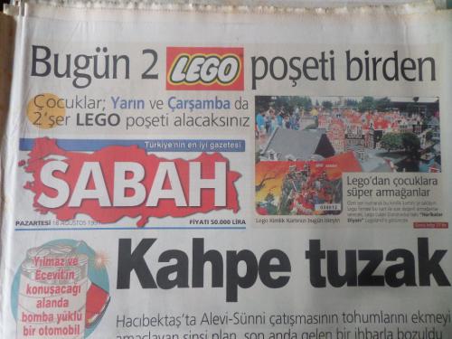 Sabah Gazetesi 18 Ağustos 1997 - Kahpe Tuzak