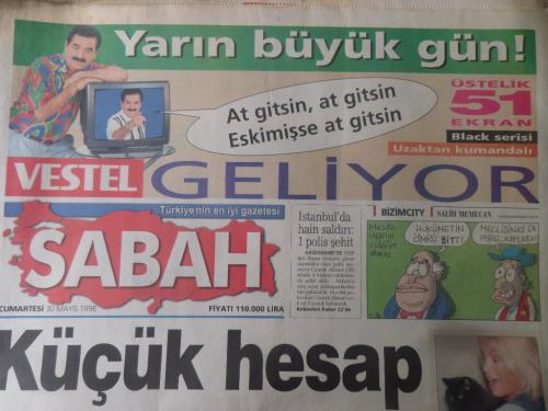 Sabah Gazetesi 30 Mayıs 1998 - Küçük Hesap