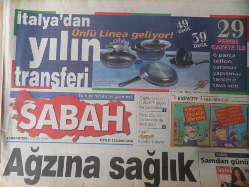 Sabah Gazetesi 2 Mayıs 1998 - Ağzına Sağlık