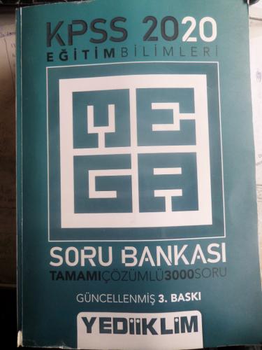 KPSS 2020 Eğitim Bilimleri Soru Bankası Tamamı Çözümlü 3000 Soru