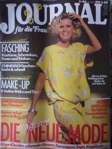 journal Für Die Frau 1986 / 3