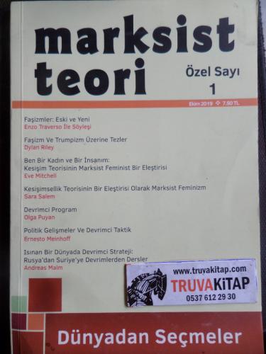 Marksist Teori 2019 / 1 Özel Sayı