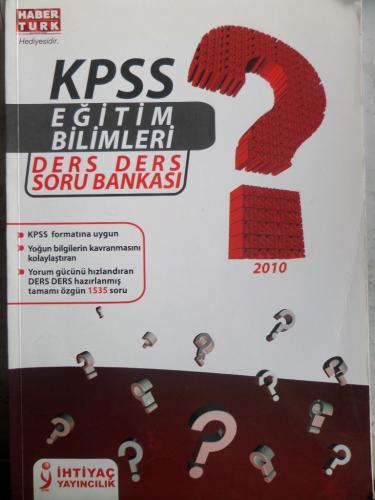 KPSS Eğitim Bilimleri Ders Ders Soru Bankası