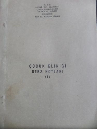 Çocuk Kliniği Ders Notları 1