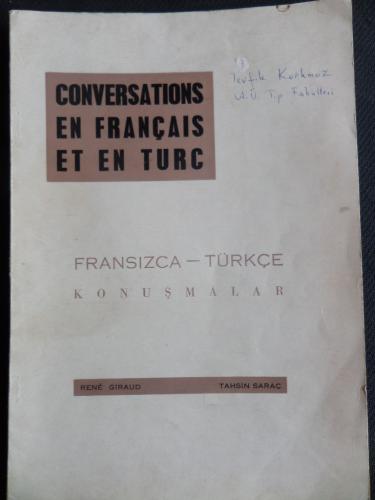 Conversations En Français Et En Turc / Fransızca - Türkçe Konuşmalar T
