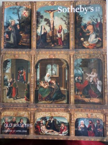 Sotheby's Old Masters 27 April 2016