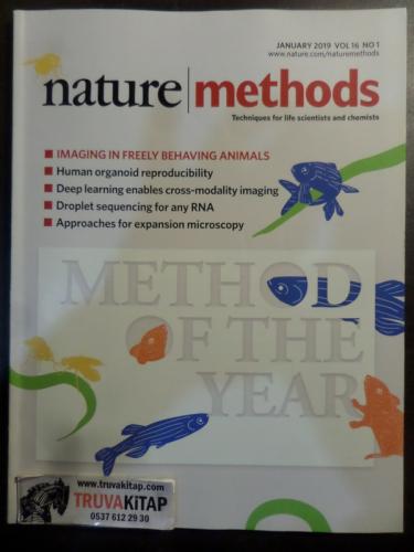 Nature Methods Dergisi 2019 January / No: 1 - Method Of The Year