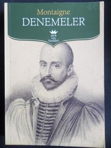 Montaigne Denemeler Montaigne