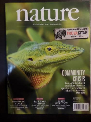 Nature Dergisi 2019 June / No: 7759 - Community Crisis