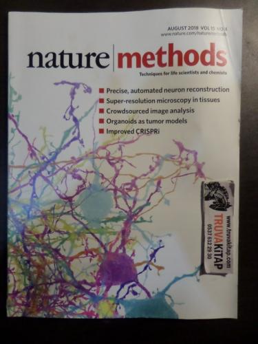 Nature Methods Dergisi 2018August / No: 8 - Techniques For Life Scient