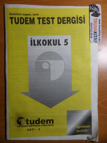 Tudem Test Dergisi İlkokul 5 / Sayı 4