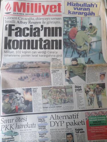 Milliyet Gazetesi 8 Mayıs 1996 - Facia'nın Komutanı