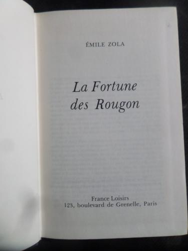 The Fortune des Rougon Emile Zola