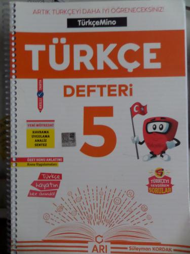 5. Sınıf Türkçe Defteri Süleyman Kordak