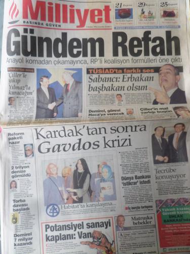 Milliyet Gazetesi 5 Haziran 1996 - Gündem Refah