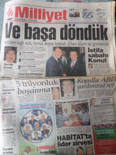 Milliyet Gazetesi 7 Haziran 1996 - Ve Başa Dödük