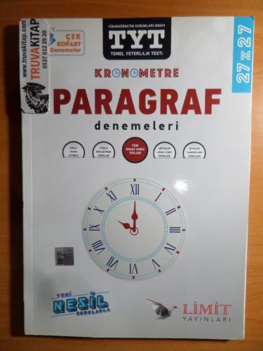 TYT Kronometre Paragraf Denemeleri