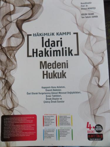 Hakimlik Kampı - İdari Hakimlik Medeni Hukuk