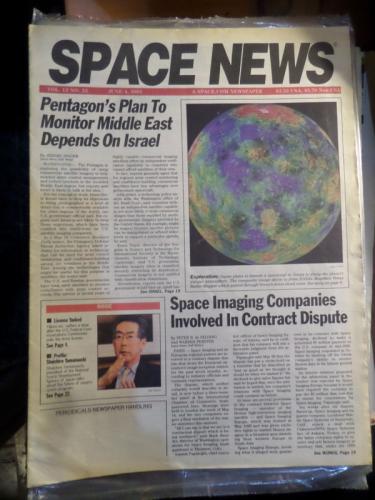Space News / 2001 June 4 - No : 22
