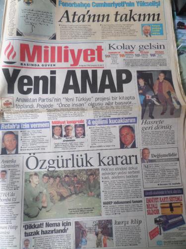 Milliyet Gazetesi 24 Ağustos 1996 - Yeni Anap