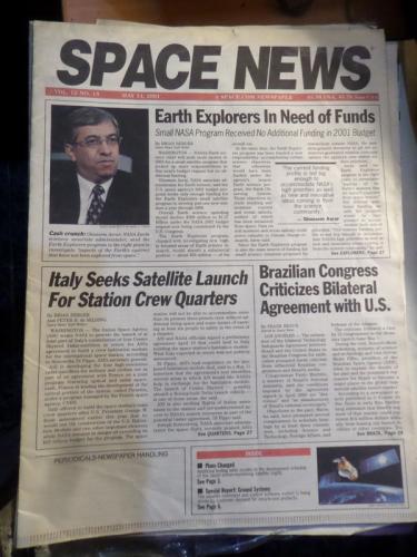 Space News 2001 / May 14