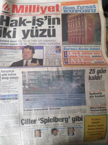 Milliyet Gazetesi 12 Şubat 1995 - Hak-İş'in İki Yüzü