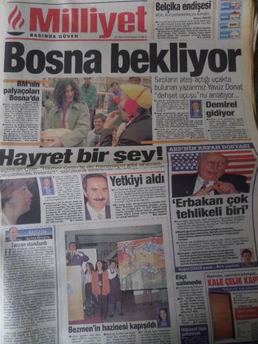 Milliyet Gazetesi 27 Şubat 1995 - Bosna Bekliyor