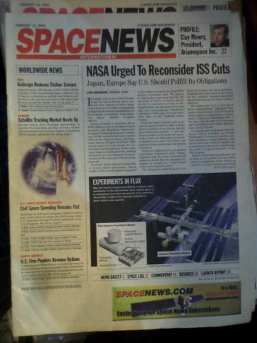 Space News International 2002 / February 11