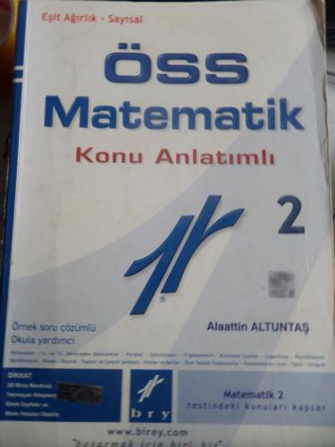 ÖSS Matematik Konu Anlatımlı 2 Alaattin Altuntaş