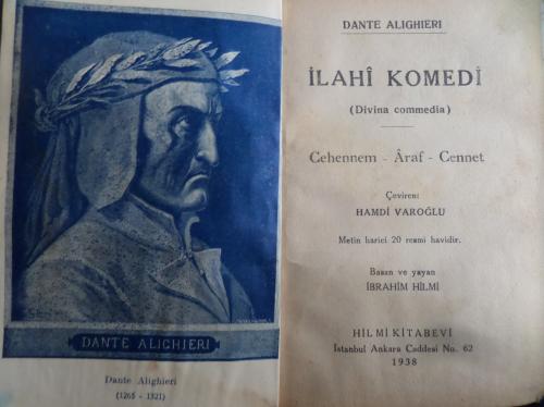 İlahi Komedi (Divina Commedia) Cehennem - Araf - Cennet Dante Alighier