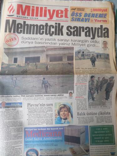Milliyet Gazetesi 26 Mart 1995 - Mehmetçik Sarayda
