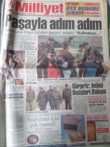 Milliyet Gazetesi 27 Mart 1995 - Paşayla Adım Adım