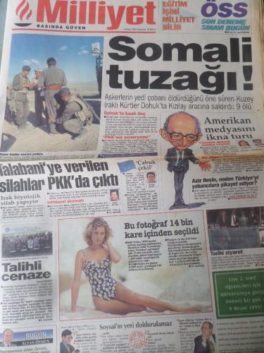 Milliyet Gazetesi 6 Nisan 1995 - Somali Tuzağı