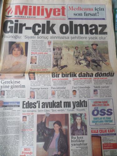 Milliyet Gazetesi 10 Nisan 1995 - Gir-Çık Olmaz