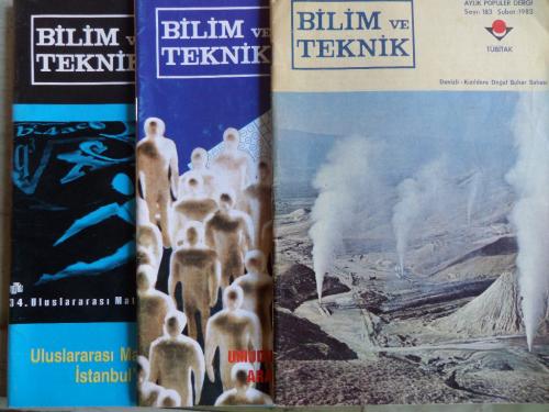Bilim ve Teknik 1983 / 183-307-308 (3 Adet)