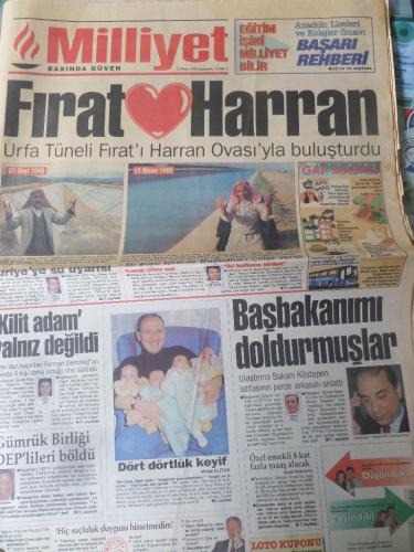 Milliyet Gazetesi 12 Nisan 1995 - Fırat Harran