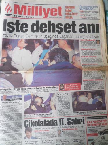Milliyet Gazetesi 15 Nisan 1995 - İşte Dehşet Anı