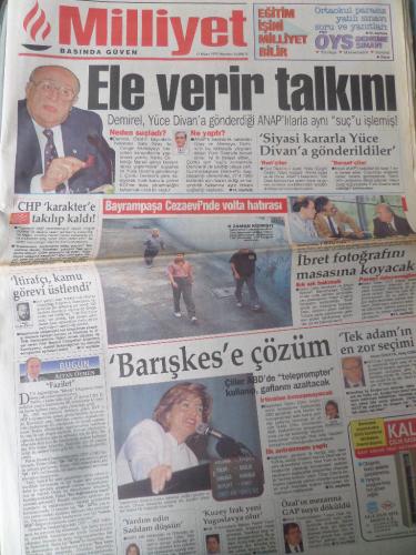 Milliyet Gazetesi 17 Nisan 1995 - Ele Verir Talkını