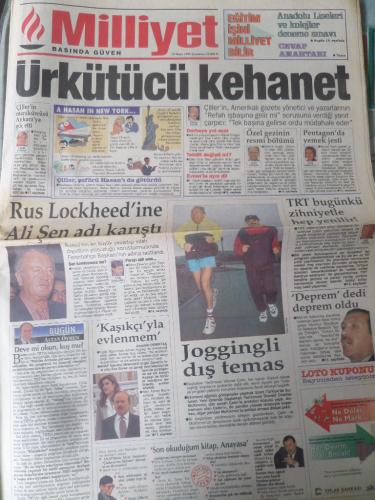 Milliyet Gazetesi 19 Nisan 1995 - Ürkütücü Kehanet