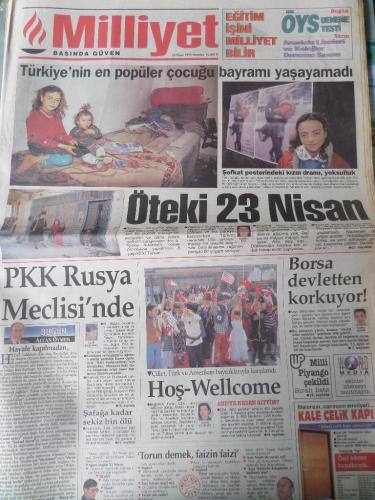 Milliyet Gazetesi 24 Nisan 1995 - Öteki 23 Nisan